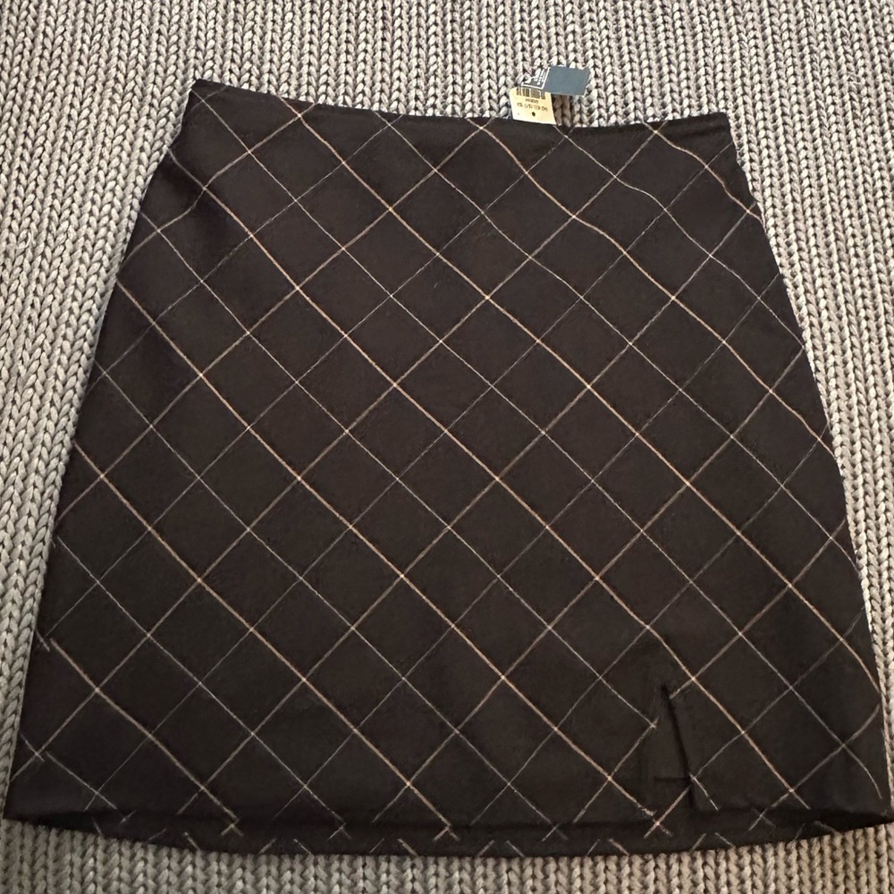 Brand new- Abercrombie & fitch plaid mini skirt